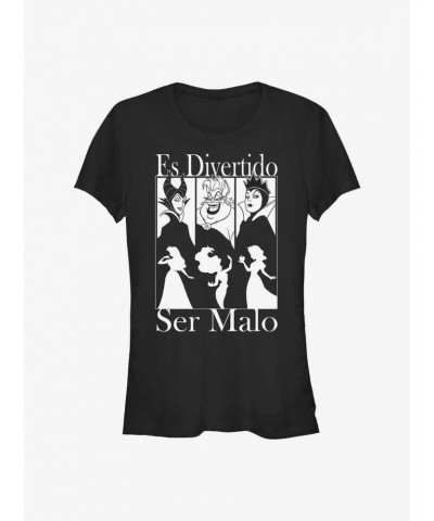 Disney Villains Spanish Good To Be Bad Girls T-Shirt $11.21 T-Shirts