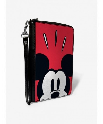 Disney Mickey Mouse Shock Close Up Zip Around Wallet $12.56 Wallets