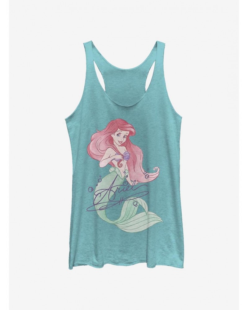 Disney The Little Mermaid Signed Ariel Girls Tank $12.43 Tanks