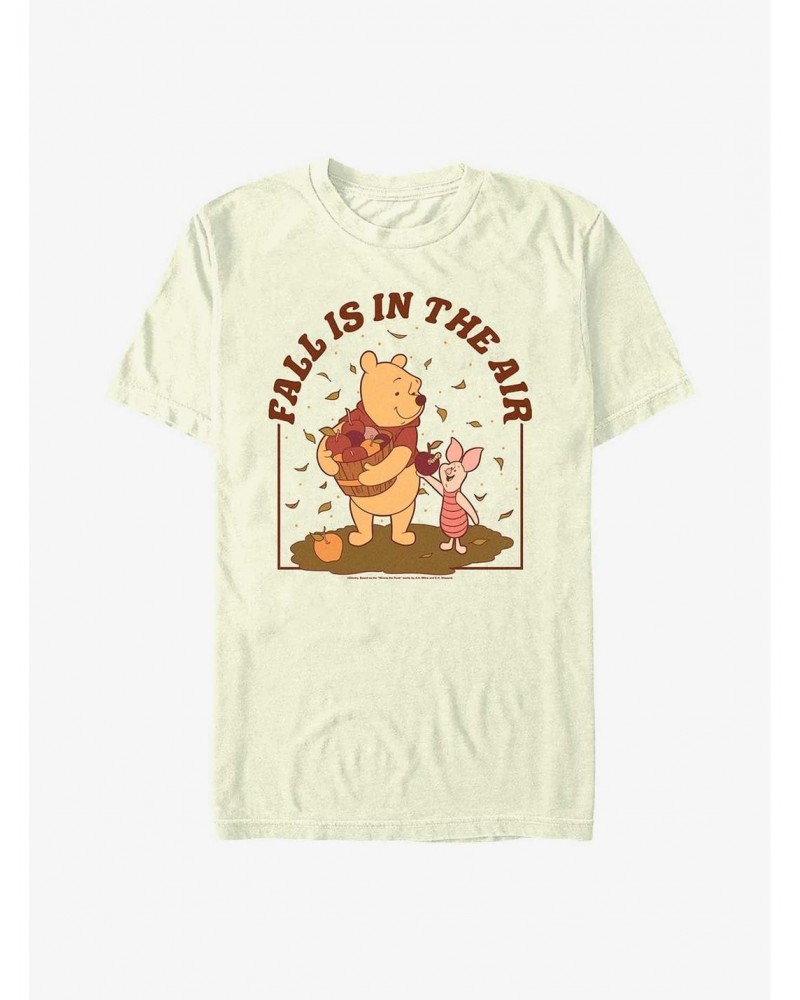 Disney Winnie The Pooh Winnie and Piglet Friendly Fall T-Shirt $10.76 T-Shirts