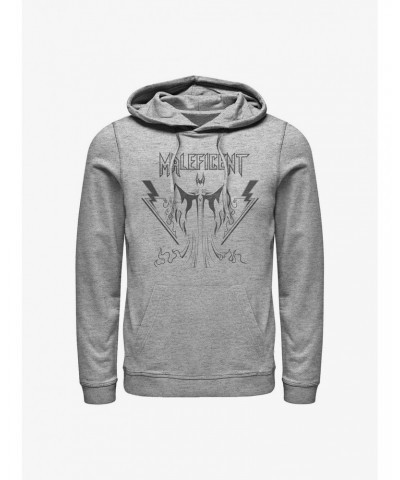 Disney Maleficent Mal Solid Outline Rock Hoodie $17.96 Hoodies