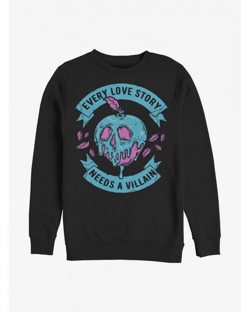 Disney Snow White Love Story Villain Crew Sweatshirt $15.50 Sweatshirts