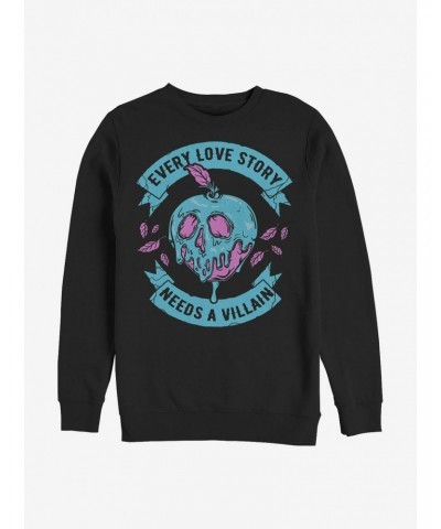 Disney Snow White Love Story Villain Crew Sweatshirt $15.50 Sweatshirts