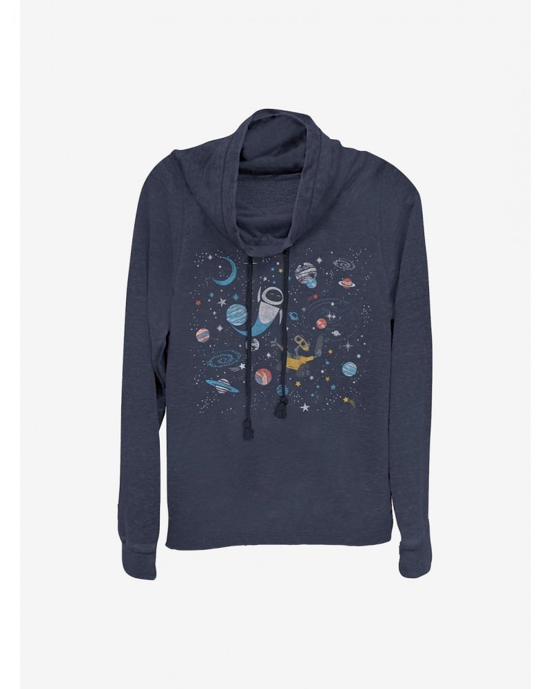 Disney Pixar Wall-E Galaxy Cowlneck Long-Sleeve Girls Top $22.45 Tops