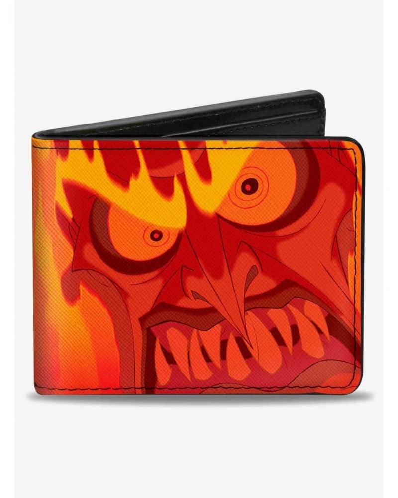 Disney Hercules Hades Fiery Face Close Up Bifold Wallet $6.48 Wallets