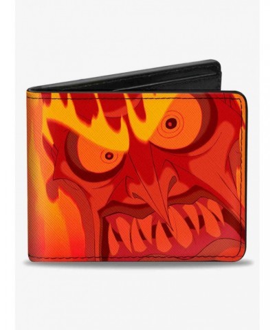 Disney Hercules Hades Fiery Face Close Up Bifold Wallet $6.48 Wallets