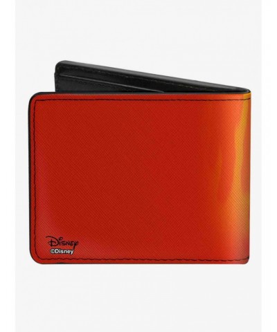 Disney Hercules Hades Fiery Face Close Up Bifold Wallet $6.48 Wallets