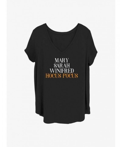 Disney Hocus Pocus Mary, Sarah, Winifred Girls T-Shirt Plus Size $8.67 T-Shirts