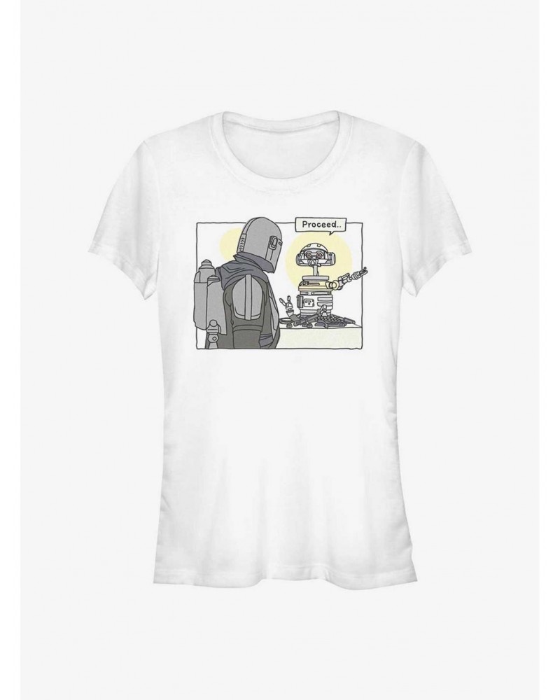 Star Wars The Book of Boba Fett Proceed Girls T-Shirt $8.47 T-Shirts