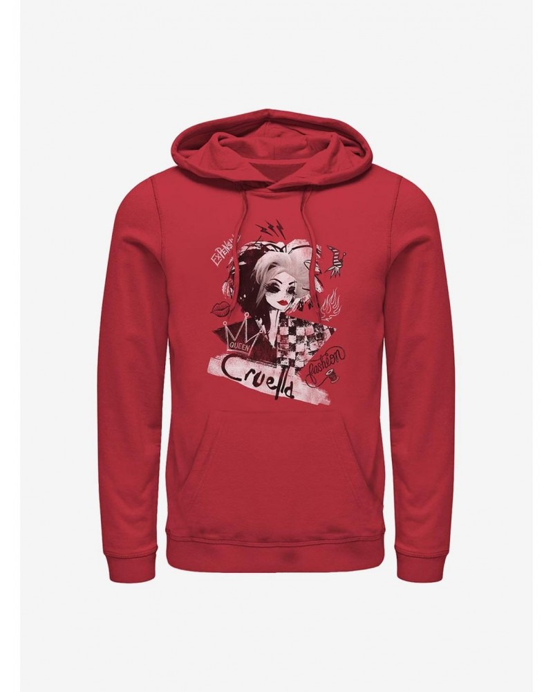 Disney Cruella Artsy Cruella Hoodie $15.27 Hoodies