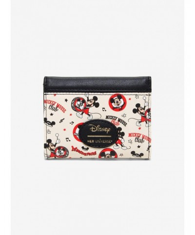 Her Universe Disney100 Mickey Mouse Club Vintage Mini Flap Wallet $6.56 Wallets