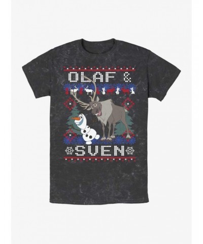 Disney Frozen Olaf and Sven Mineral Wash T-Shirt $12.69 T-Shirts