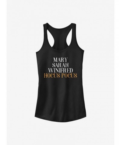 Disney Hocus Pocus Name Stack Girls Tank $8.47 Tanks