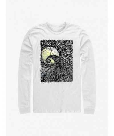 The Nightmare Before Christmas Spiral Hill Long-Sleeve T-Shirt $15.46 T-Shirts