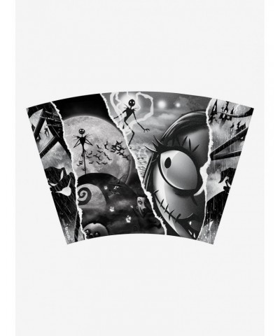 The Nightmare Before Christmas Torn Collage 24oz Classic Tumbler With Lid $9.62 Tumblers