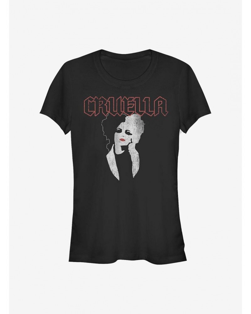 Disney Cruella Rock Girls T-Shirt $11.21 T-Shirts