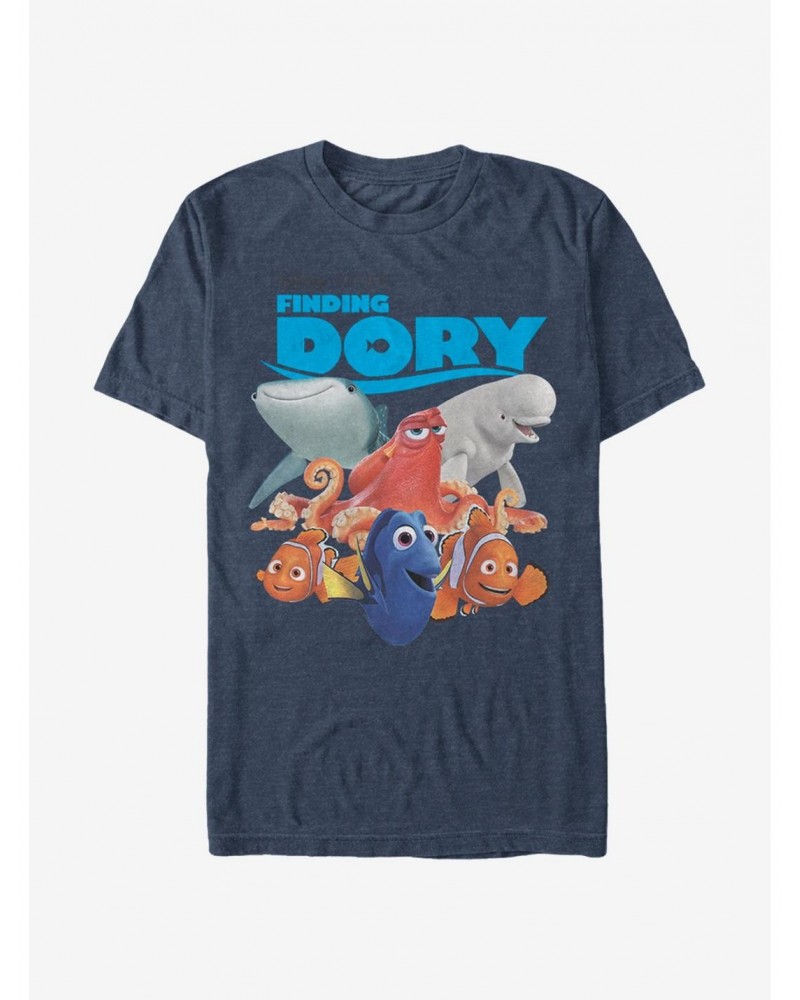 Disney Pixar Finding Dory Whole Gang T-Shirt $11.47 T-Shirts