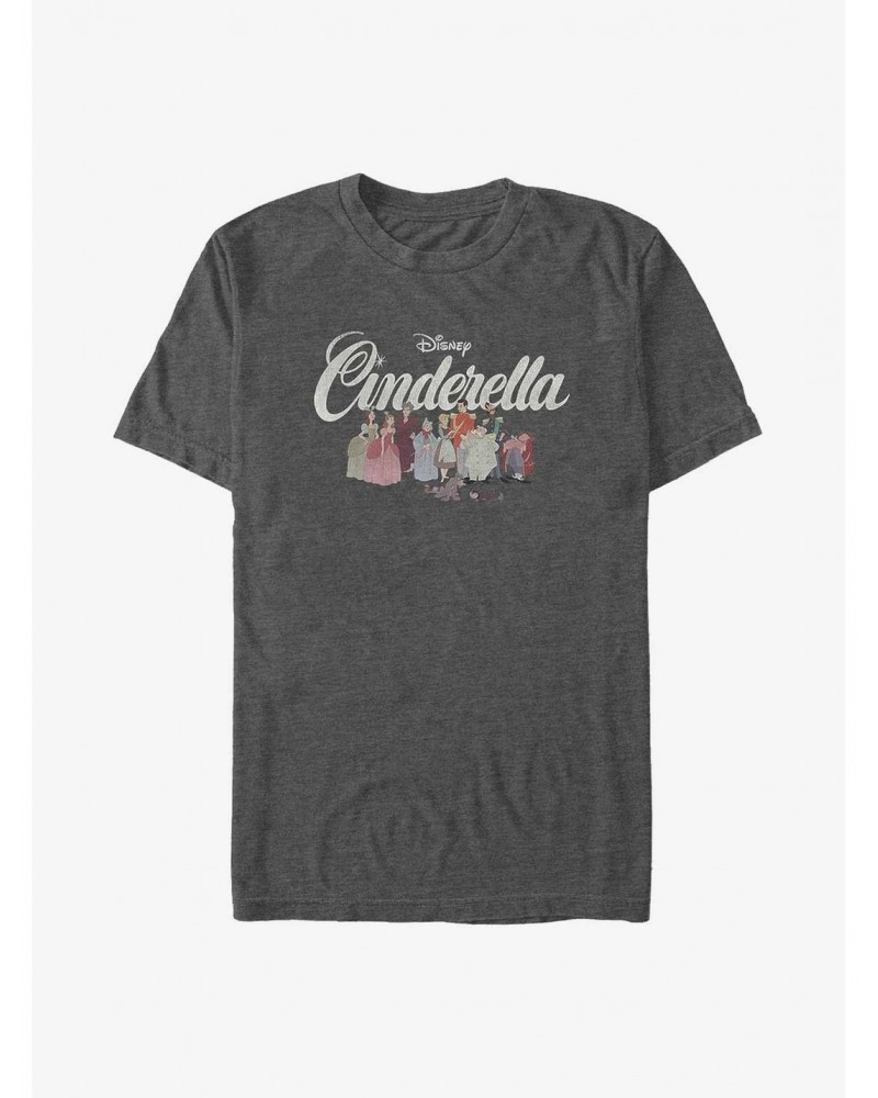Disney Princesses Cinderella Group Big & Tall T-Shirt $14.65 T-Shirts