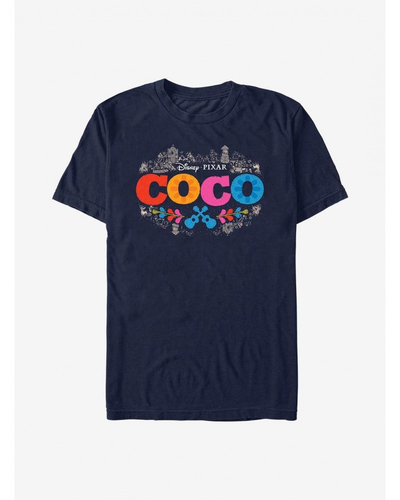 Disney Pixar Coco Artistic Logo T-Shirt $11.71 T-Shirts