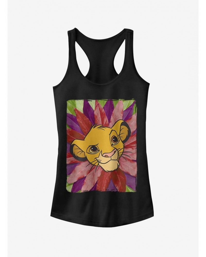 Disney Lion King Simba Leaf Mane Girls Tank Top $8.96 Tops