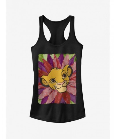 Disney Lion King Simba Leaf Mane Girls Tank Top $8.96 Tops