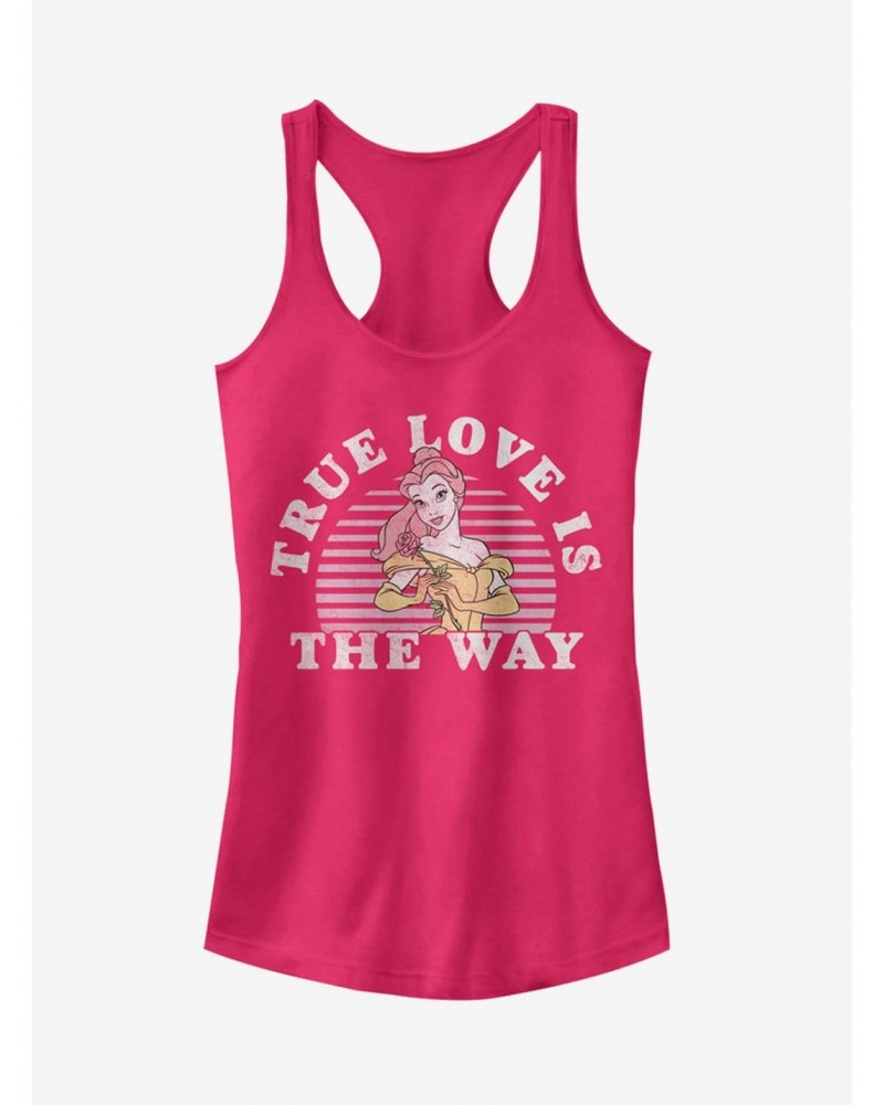 Disney Beauty And The Beast True Love Is The Way Girls Tank $10.96 Tanks