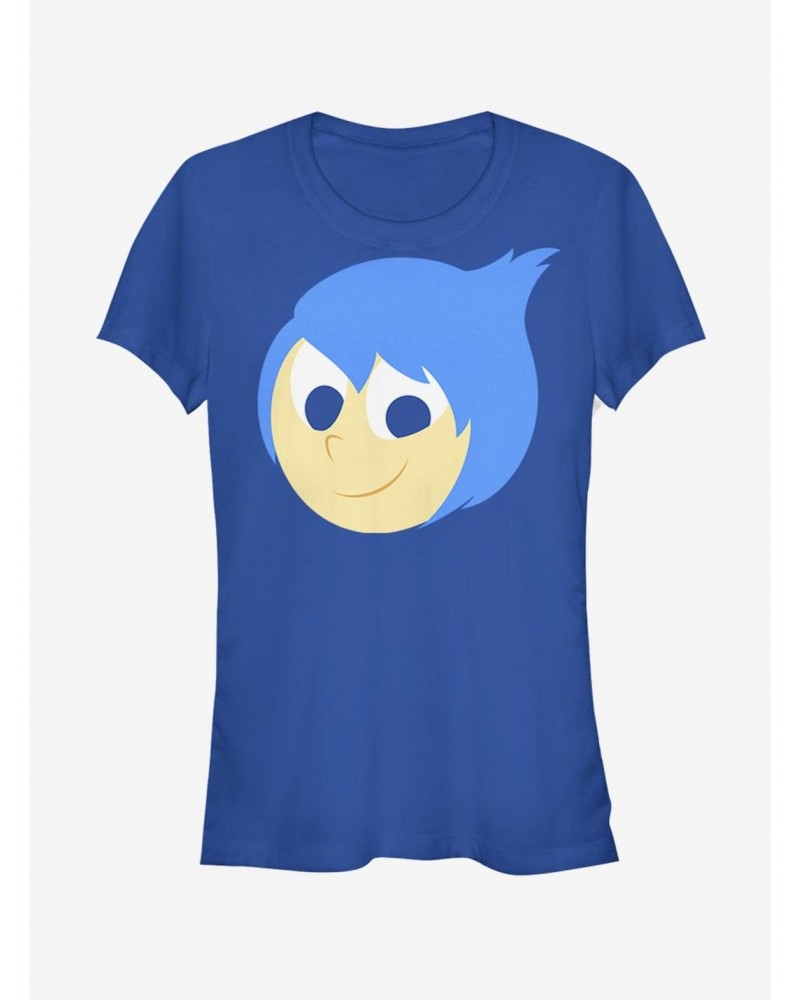 Disney Pixar Inside Out Joy Face Girls T-Shirt $11.45 T-Shirts