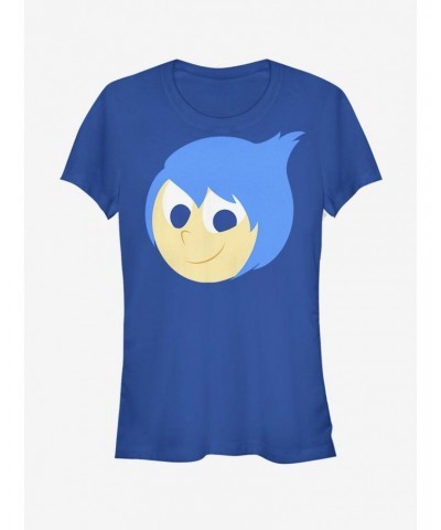 Disney Pixar Inside Out Joy Face Girls T-Shirt $11.45 T-Shirts