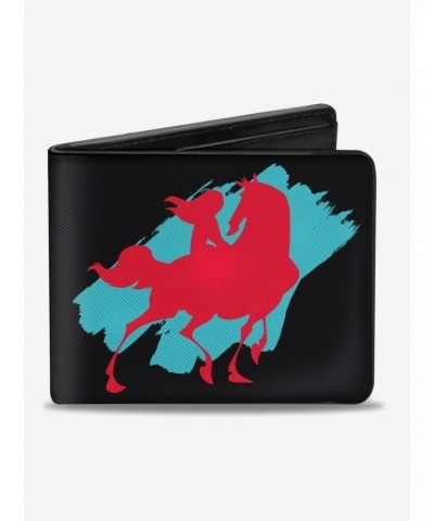 Disney Mulan Red Horse Bifold Wallet $7.18 Wallets