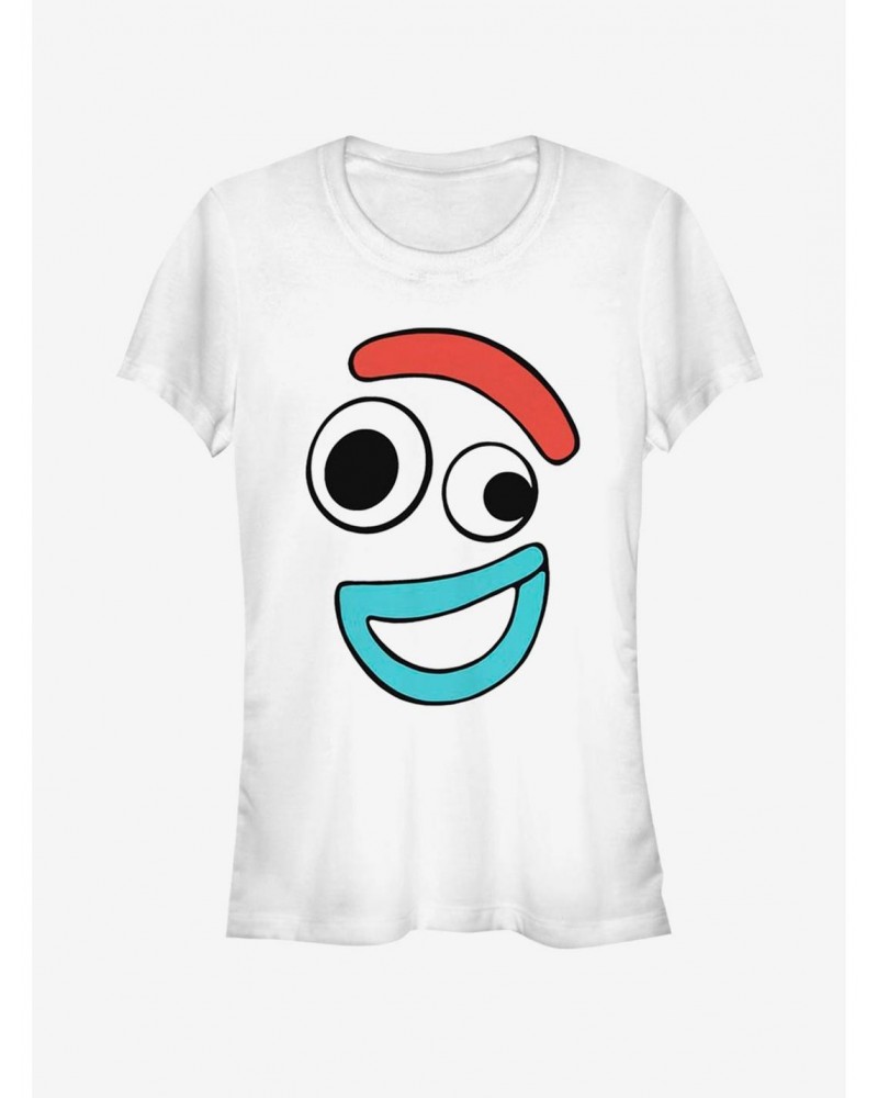 Disney Pixar Toy Story Big Face Smiling Forky Girls T-Shirt $11.95 T-Shirts