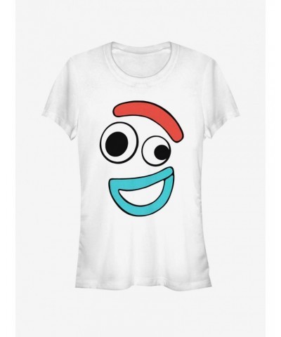 Disney Pixar Toy Story Big Face Smiling Forky Girls T-Shirt $11.95 T-Shirts