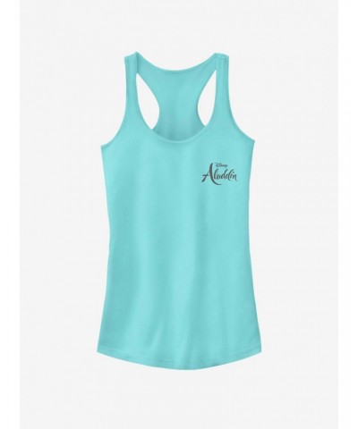 Disney Aladdin 2019 Genie Lamp Pattern Girls Tank $11.21 Tanks