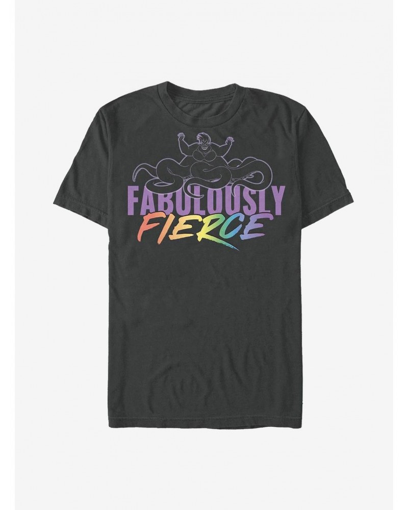 Disney The Little Mermaid Ursula Fabulously Fierce Rainbow T-Shirt $7.41 T-Shirts