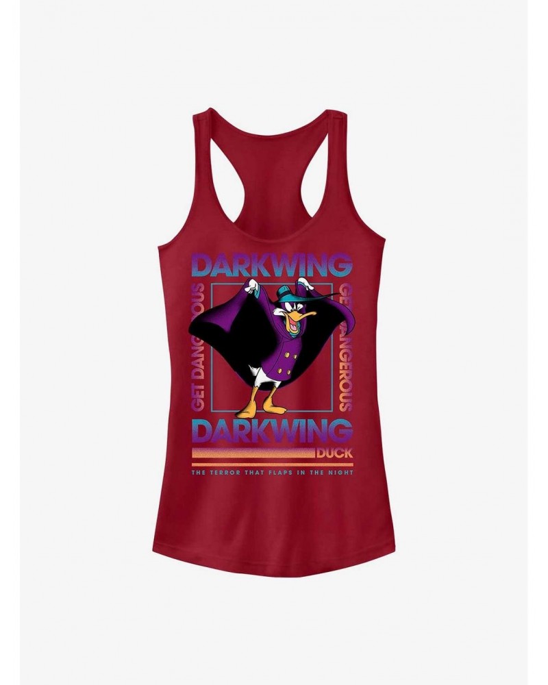 Disney Darkwing Duck Darkwing Box Girls Tank $11.45 Tanks