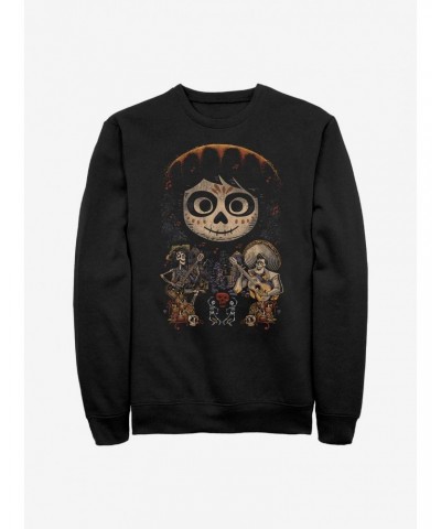 Disney Pixar Coco Musical Poster Crew Sweatshirt $12.92 Sweatshirts