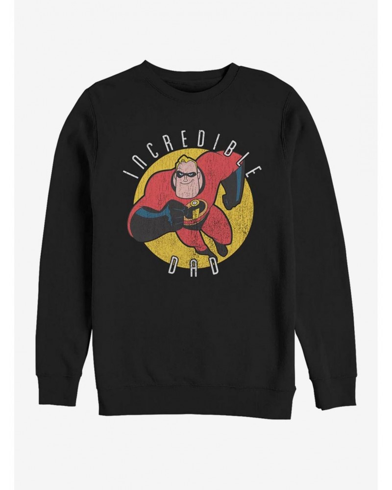 Disney Pixar The Incredibles Incredible Dad Crew Sweatshirt $14.02 Sweatshirts