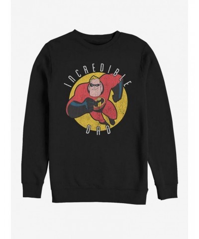 Disney Pixar The Incredibles Incredible Dad Crew Sweatshirt $14.02 Sweatshirts