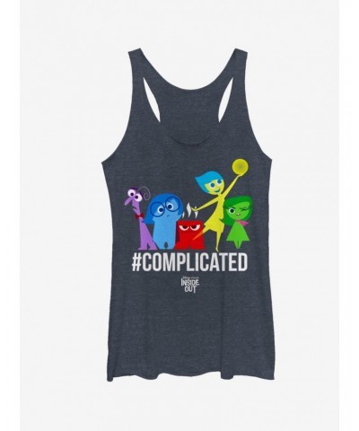 Disney Pixar Inside Out Complicated Emotions Girls Tank $8.29 Tanks