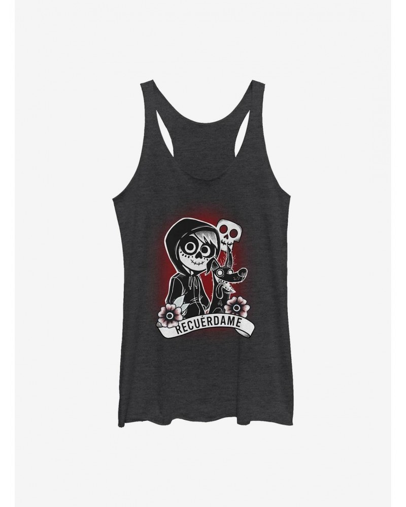 Disney Pixar Coco Recuerdame Tattoo Girls Tank $10.62 Tanks