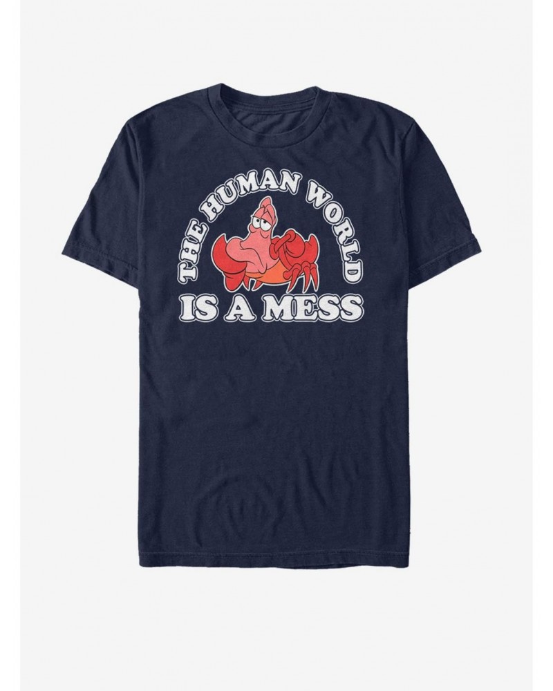 Disney The Little Mermaid Worlds a Mess T-Shirt $10.52 T-Shirts