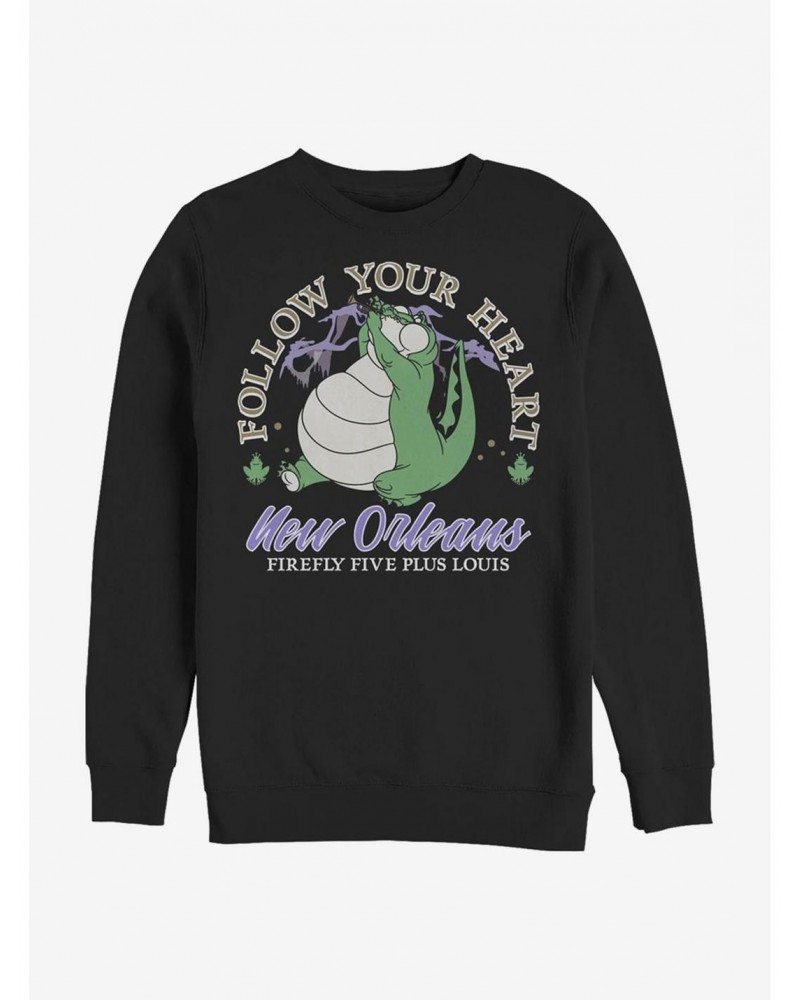 Disney The Princess And The Frog Firefly Five Crew Sweatshirt $12.18 Sweatshirts