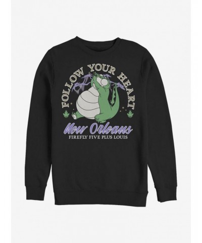 Disney The Princess And The Frog Firefly Five Crew Sweatshirt $12.18 Sweatshirts