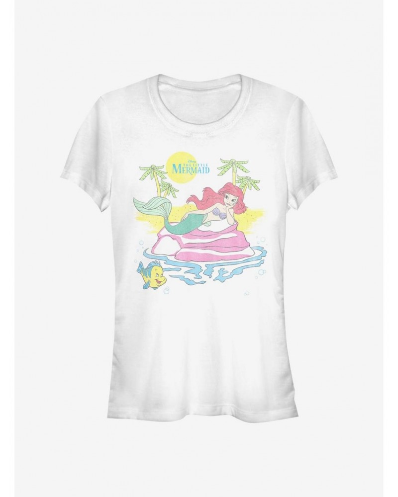 Disney The Little Mermaid Beach Ariel Girls T-Shirt $12.45 T-Shirts