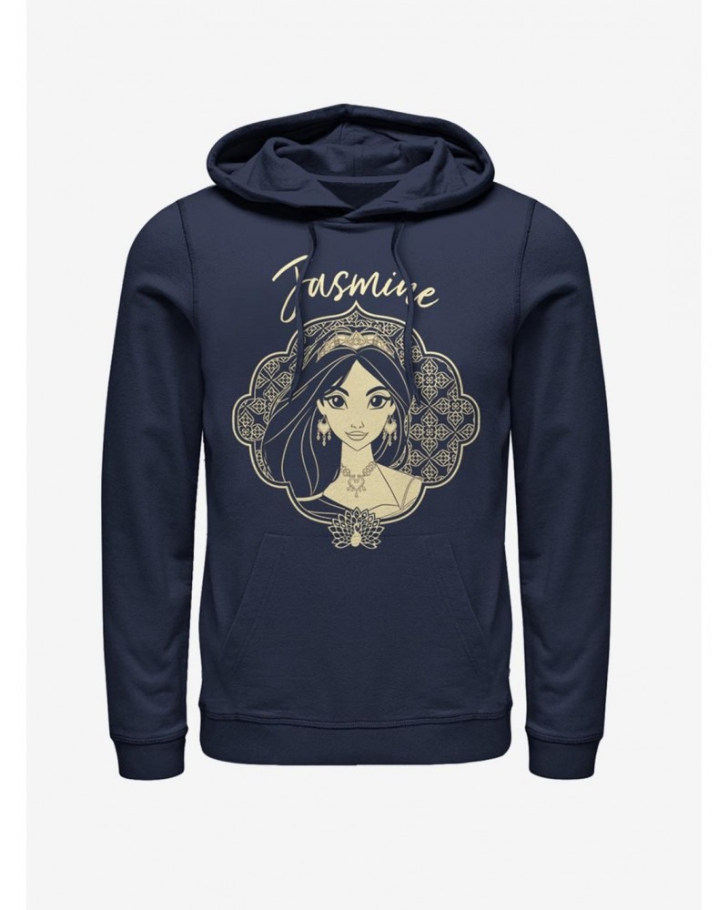 Disney Aladdin 2019 Jasmine Portrait Hoodie $18.86 Hoodies