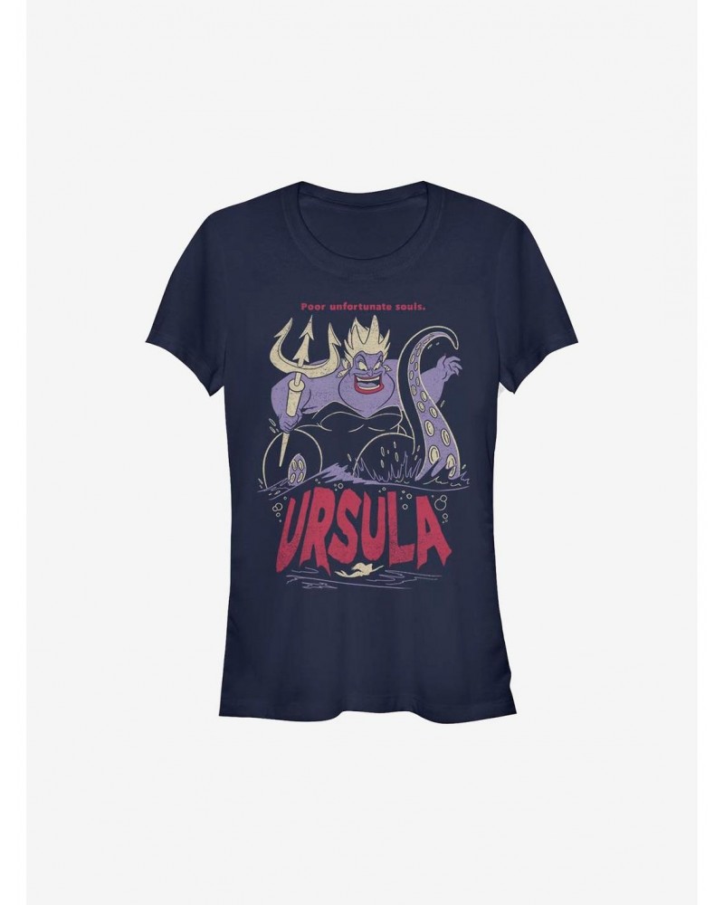 Disney The Little Mermaid Ursula The Sea Witch Girls T-Shirt $11.21 T-Shirts