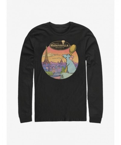 Disney Pixar Ratatouille Le Rat Parisian Long-Sleeve T-Shirt $11.84 T-Shirts