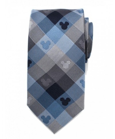 Disney Mickey Mouse Blue Plaid Mens Tie $31.95 Ties