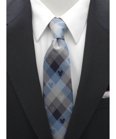 Disney Mickey Mouse Blue Plaid Mens Tie $31.95 Ties