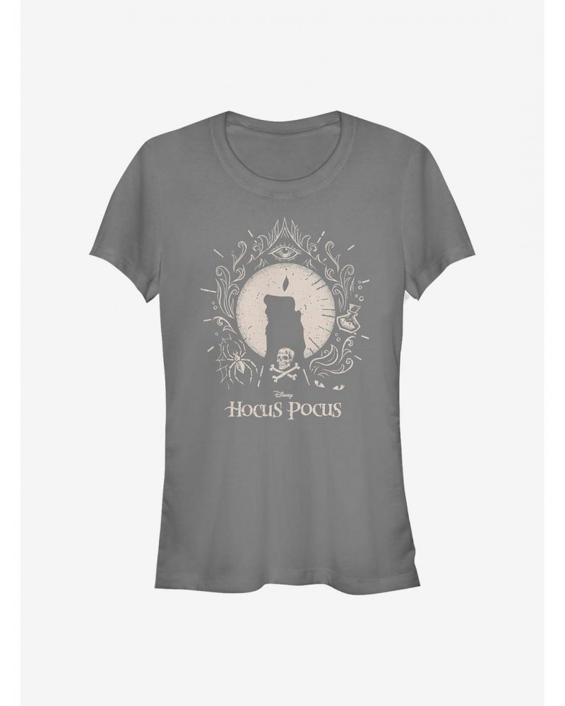 Disney Hocus Pocus Black Flame Girls T-Shirt $11.21 T-Shirts