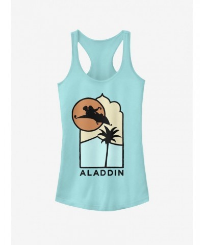 Disney Aladdin 2019 Carpet Ride Girls Tank $8.72 Tanks